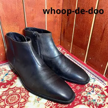 [새상품급] whoop-de-doo 사이드 지퍼 부츠 브라운 40