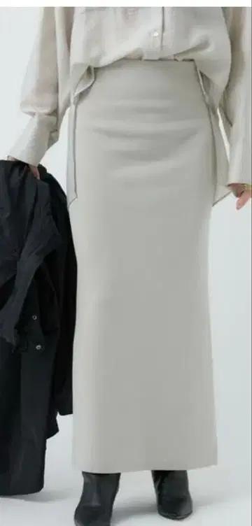 카오스 니트 스커트