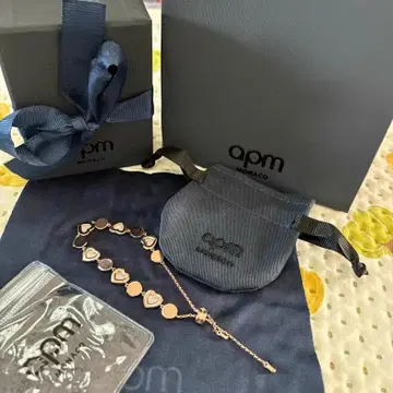 [ APM ] Monaco 하트형 팔찌/핑크