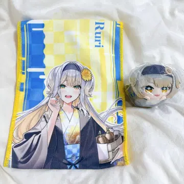 니지산지 시오리바 루리 극락탕 모치코로링 타월