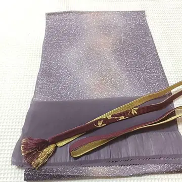 화 3 오비 장식 천 허리띠 고려 노리치라시 보라색