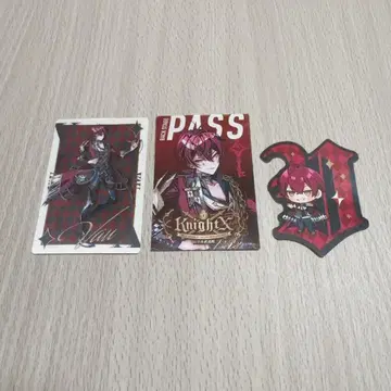 기사X - Knight X - 새틴 스티커 세트 바우군