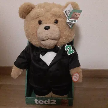TED2 턱시도 봉제 인형 16인치 영어로 말하는