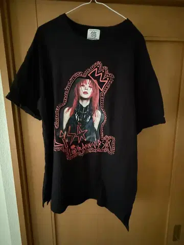 LiSA 10th ANNIVERSARY 티셔츠 M 사이즈 블랙