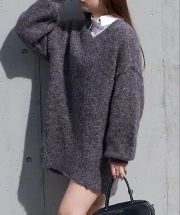 raycassin 오버 니트 니트 원피스 kastane chico