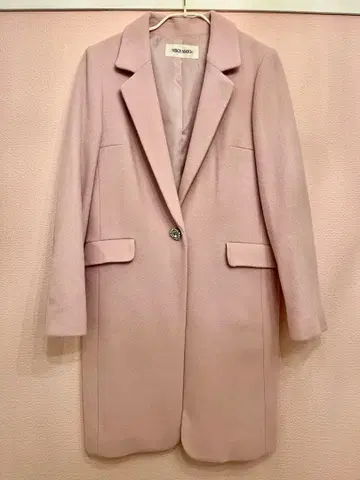 MISCHMASCH 핑크 체스터 코트