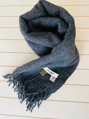 TRANS CONTINENTS 울 머플러 그레이