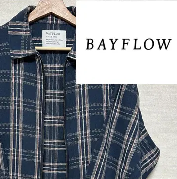[ 컨디션 최상 ] BAYFLOW 체크 무늬 셔츠