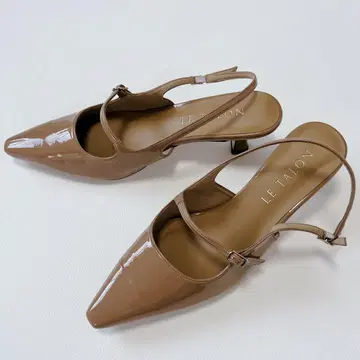 2024 완판템 르탈론 프론트 스트랩 백 벨트 펌프스 카멜