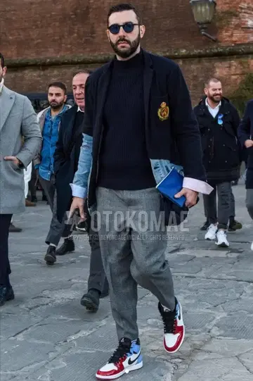 GREG LAUREN 그렉 로렌 재구축 데님 블레이저 자켓