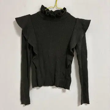 snidel 프릴 디자인 니트 풀오버