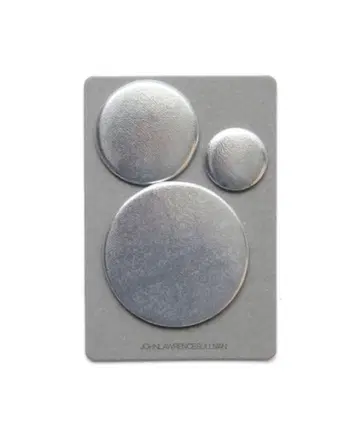 존 로렌스 설리번 가죽 실버 캔뱃지 중소 두 개