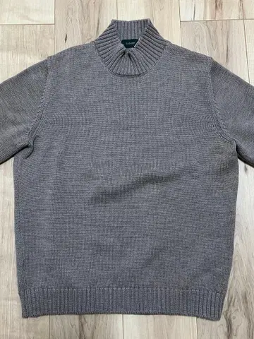 ZANONE 자노네 미들 게이지 모크넥 니트