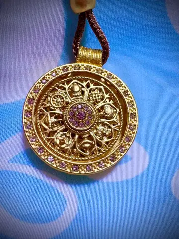 만박 네팔 마와르 목걸이 펜던트 회전