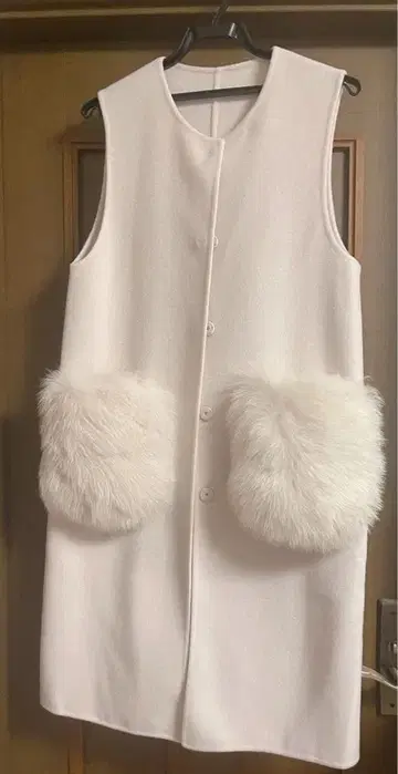 울 더블 페이스 FOX 포켓 베스트 100 UBig