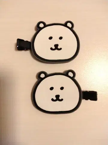 나가노의 곰 앞머리 클립