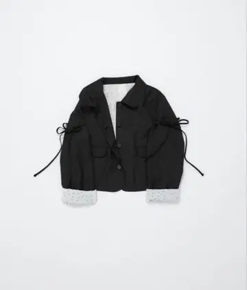 apresjour mignon soie 안감 도트 테일러드 자켓