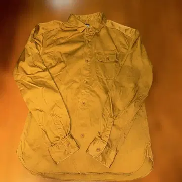 모모타로 진즈 긴팔 셔츠 가슴 포켓 부착