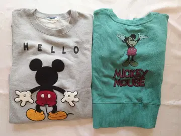 디즈니 미키 맨투맨 FREE'S MART 한정판 콜라보 새상품급 외