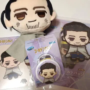 골든 카무이 오가타 햐쿠노스케 봉제 인형/펠트 배지/캔뱃지/스티커