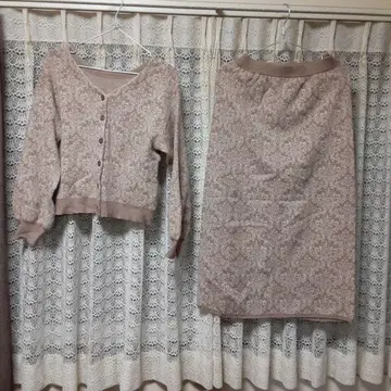 니트 원단 셋업