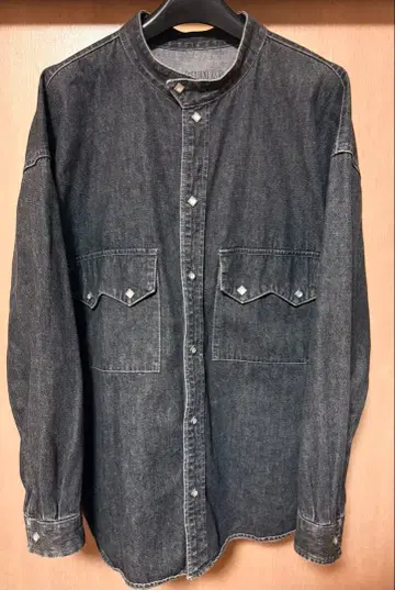 Tenderloin Denim sht snap button wash L