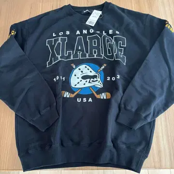 L X-LARGE 엑스라지 트레이닝복 맨투맨 로고 블랙