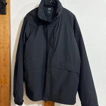 UNIQLO 윈드프루프 스탠드 블루종 XL 블랙