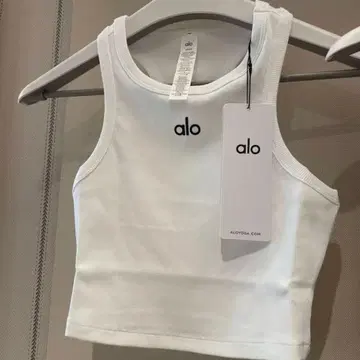 alo 화이트 탱크탑 S