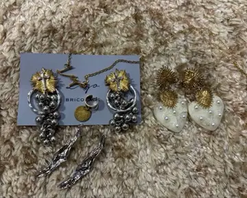 LIGO 리고 핸드메이드 귀걸이 목걸이 이어커프 묶음 판매