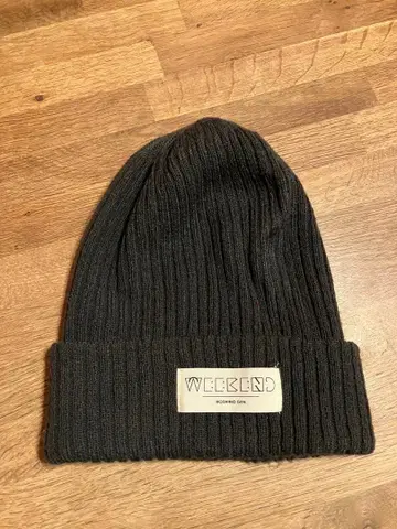호시노 겐 니트 모자 WEEKEND 그레이