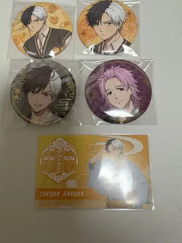 윈블 캔뱃지 사쿠라 하루카 키류 미츠키 특전