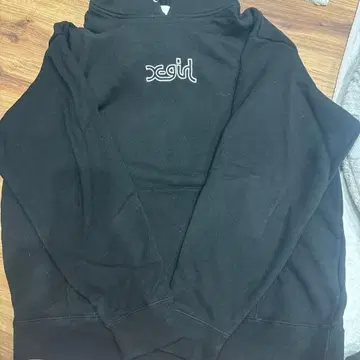xgirl 블랙 후드티