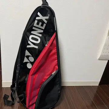 YONEX 라켓 백 블랙/빨간색