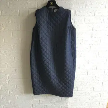 컨디션 최상 linkable 린카블 데님 퀼트 박스 원피스