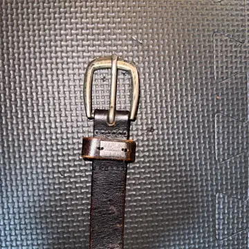 REPLAY 블랙 가죽 벨트 메탈 스터드