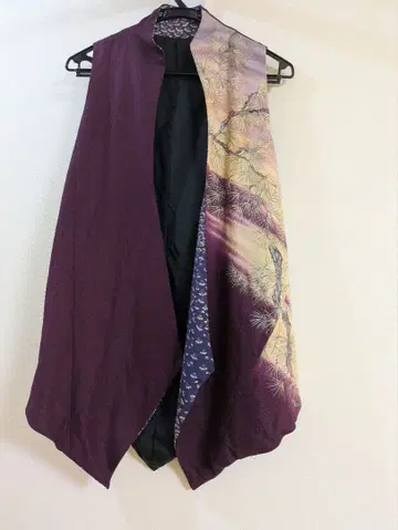 기모노 리메이크 베스트 구제 의류 멋진 의상