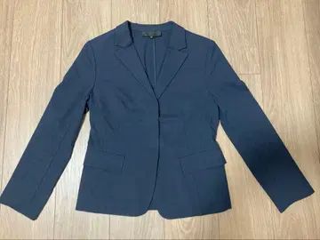 UNTITLED 네이비 테일러드 자켓