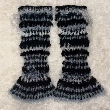 핸드메이드 니트 레그 워머