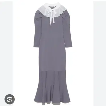 스나이델 SNIDEL 플리츠 칼라 니트 원피스