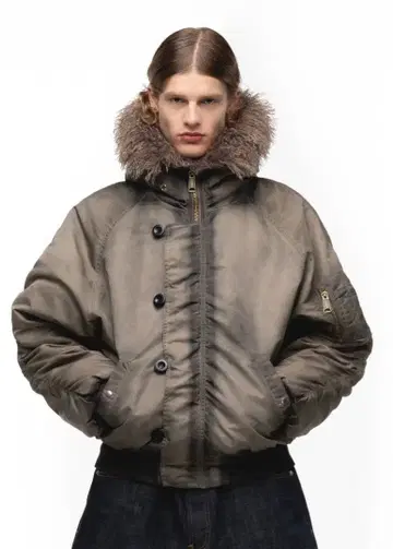 NO/FAITH STUDIOS ASTRO FUR BOMBER JACKET