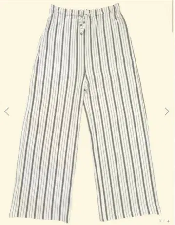 houseonthehill 캐주얼 팬츠 스트라이프 화이트