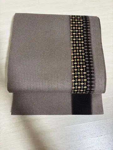 기모노 야마토 종이 직물 자수의 세련된 후쿠로 오비 o-50