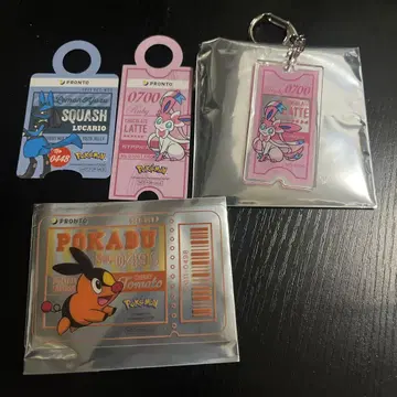 포켓몬 PRONTO 프로 아크릴 키링 클리어 카드