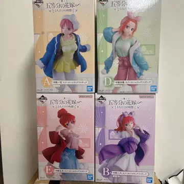 [ 새상품급 ] 5등분의 신부 나카노 자매 피규어 세트 덤 포함