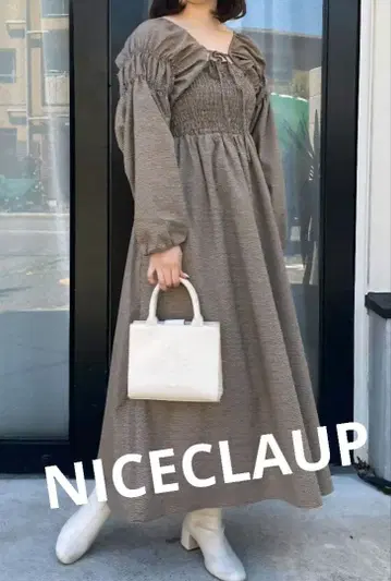 NICE CLAUP 볼레로 부착 원피스