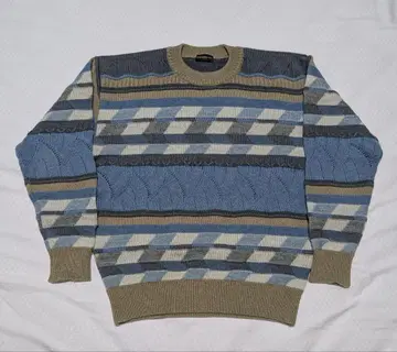 울 스웨터 블루 계열 그레이 계열