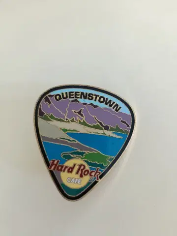 퀸스타운 하드 록 카페 핀 배지 뉴질랜드