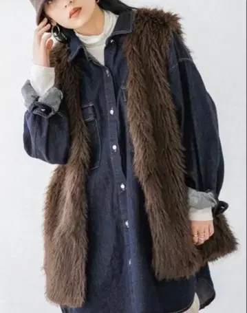 JEANASIS 퍼 베스트