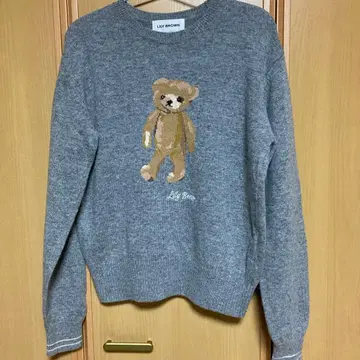 LILY BROWN Lily Bear 니트 풀오버 F
